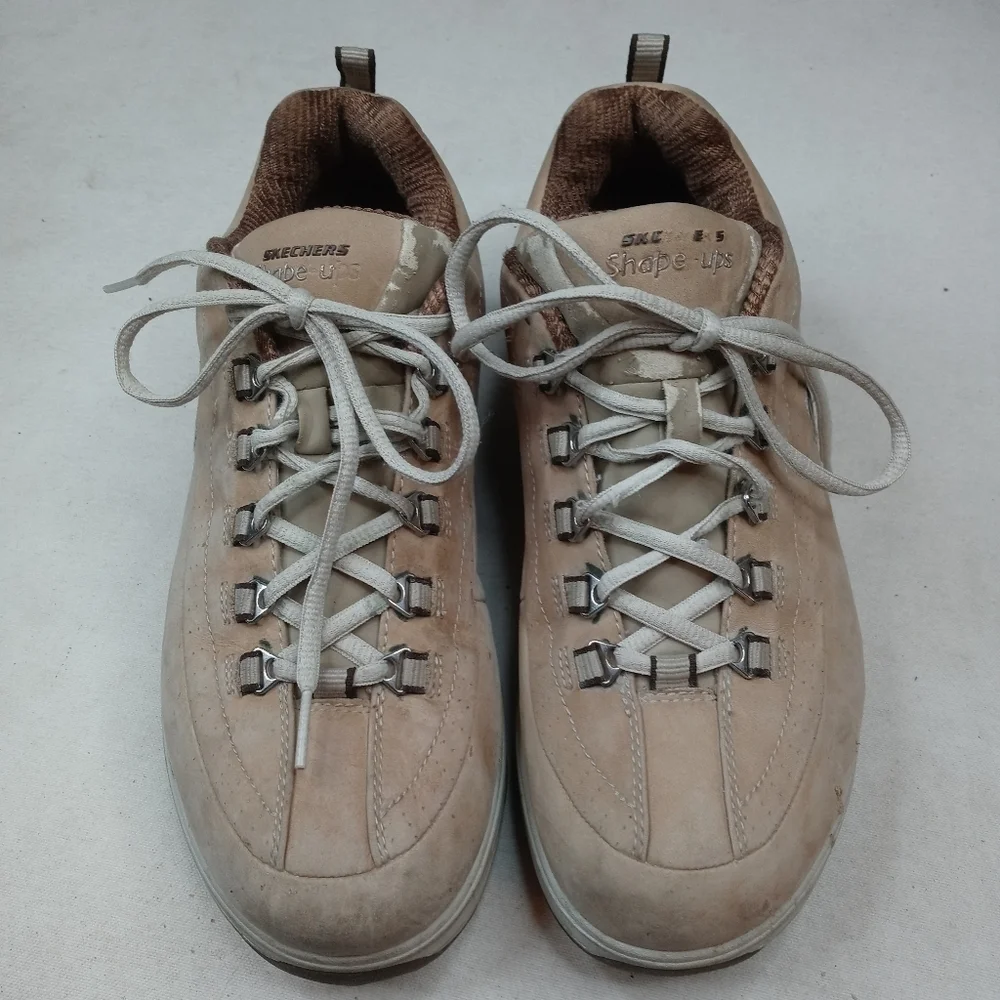 Skechers Shape Ups women's brown leather sz 10